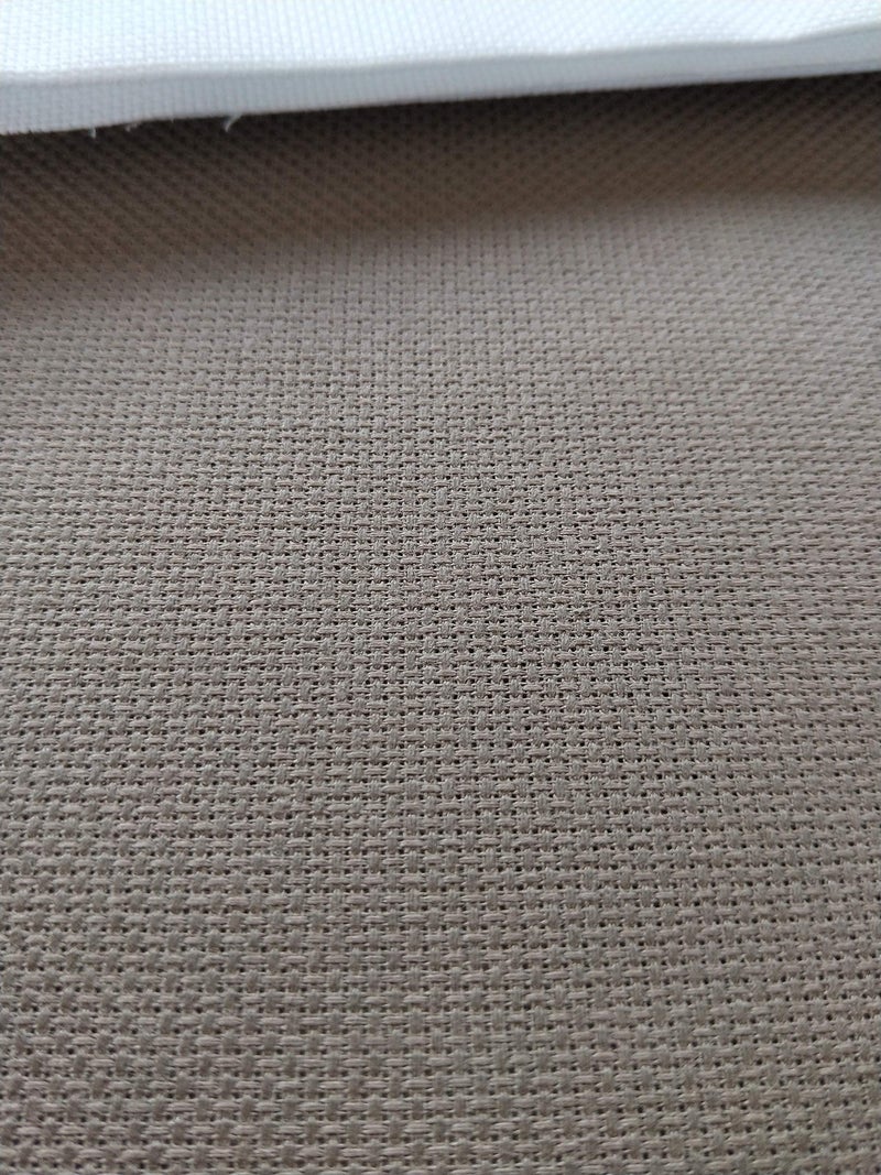 KCS 12" x 59" 14CT Counted Cotton Aida Cloth Cross Stitch Fabric (Natural-Light Straw) - Image 3
